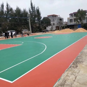 塑胶篮球场篮球场施工篮球场地胶硅PU篮球场篮球场地坪漆篮球场