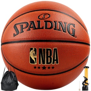 斯伯丁Spalding NBA比赛篮球室内外兼用耐磨PU材质蓝球