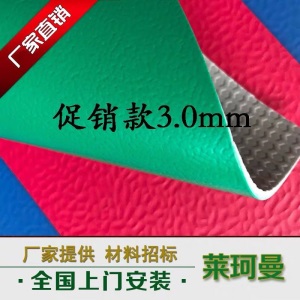 乒乓球羽毛球场地胶垫pvc运动地板舞蹈室健身房篮球场网球场地胶