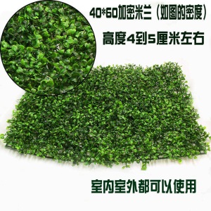 伊美花海仿真假草坪绿植墙人造草皮阳台花墙面门头装饰塑料花墙背景植物墙果蔬垫子