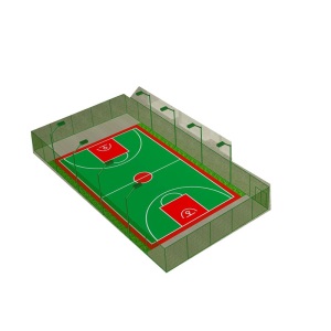 复合型硅pu球场材料 进口丙烯酸球场材料 epdm塑胶场地施工天津