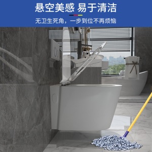 德国惠鹏卫浴（HPCC）壁挂马桶 嵌入式 入墙排马桶 悬挂挂壁马桶  隐藏壁挂式水箱坐便器 2000-1