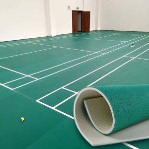 篮球场地胶室内乒乓球场PVC运动地胶垫羽毛球场室外防滑塑胶地板