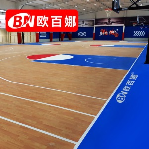 欧百娜羽毛球地胶室内pvc塑胶运动地板乒乓球场地胶垫篮球场地板