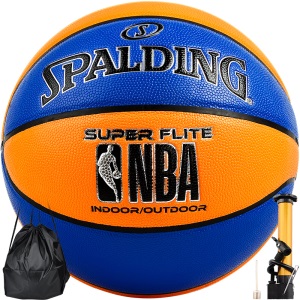 斯伯丁Spalding NBA比赛篮球室内外兼用耐磨PU材质蓝球