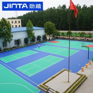 劲踏（JINTA）悬浮地板 室外篮球场悬浮地板羽毛球场户外用的幼儿园悬浮式拼装地板排球场地垫 专用型