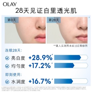 玉兰油(OLAY)光感小白瓶烟酰胺水感精华75ml护肤品11.11预售套装(水感精华75ml+精华14ml+精华6ml)