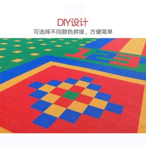 幼儿园悬浮地垫 户外篮球场地胶操场运动场拼装悬浮地板室外 室内软质地板