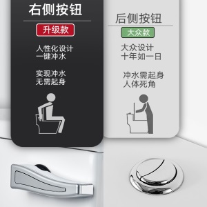 德国路易圣堡（LOSP）8899 马桶虹吸式大冲力大口径抽水马桶座便器节水防臭缓降静音坐便器 （8899款）北欧范(脲醛盖板) 300坑距