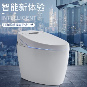 德国惠鹏卫浴 (HPCC) 智能马桶家用即热一体式暖风烘干全自动翻盖智能遥控坐便器 (8009)高性价比脚感智能冲水款