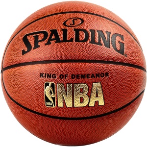 斯伯丁Spalding NBA比赛篮球室内外兼用耐磨PU材质蓝球