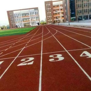 厂家提供 环保塑胶跑道材料 全塑型塑胶跑道 户外塑胶跑道