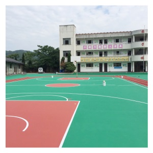 全塑型塑胶跑道工程承接 PU球场塑胶跑道 橡胶颗粒直销
