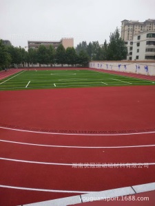 EPDM塑胶跑道材料销售 13mm透气型塑胶跑道施工 全塑型跑道材料