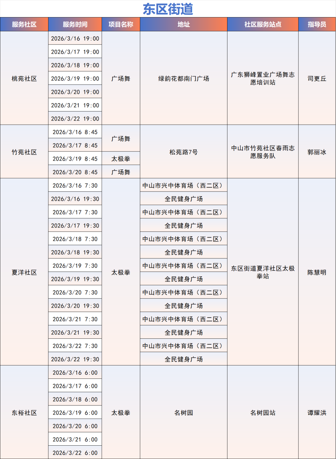 活力社区，体育相伴 | 社区体育服务清单（第四十一期）上新(图10)